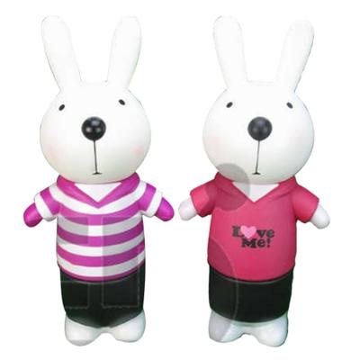 China Eco-friendly Material Good Quality Home Decoration Kids Resin Rabbit Piggy Bank Craft Souvenir for sale