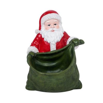 China Holiday Decoration New Product Hot Sale Gift Desktop Resin Santa Claus for sale