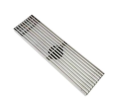 China High Quality Factory Price 304 Stainless Steel Bathroom Floor Strip Shower Modern Big Drain Displacement for sale