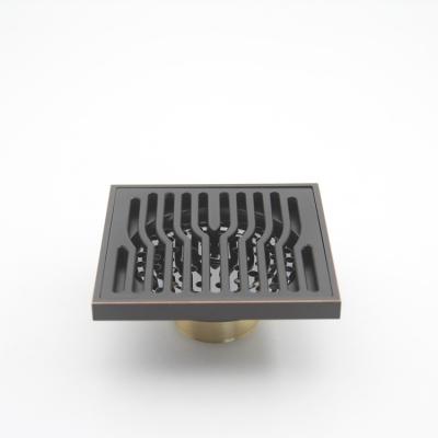 China Suitable Price Square Quality Linear Tile Insert Modern Brass Floor Drain Classic With Factory for sale