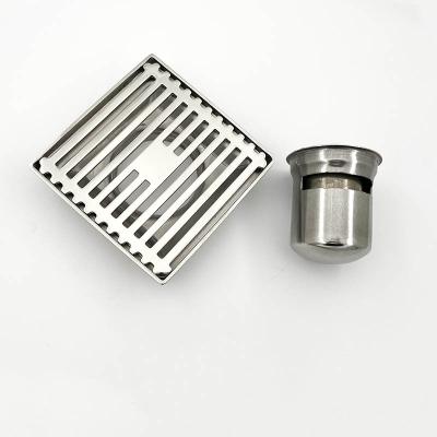 China High Qualit Stainless Steel Floor Drain Large Displacement Bathroom Shower Floor Drain Kitchen Floor Drain Deodorizer Stainless Steel for sale