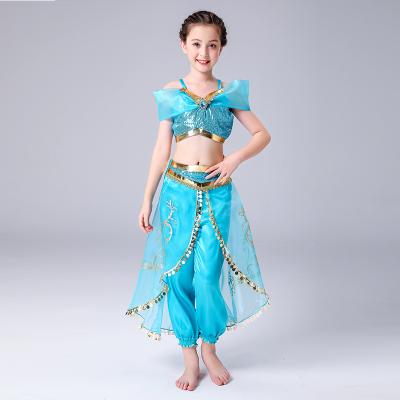 China QUICK DRY girls pants dance dress Jasmine Princess Dress Costume Europe and America for sale