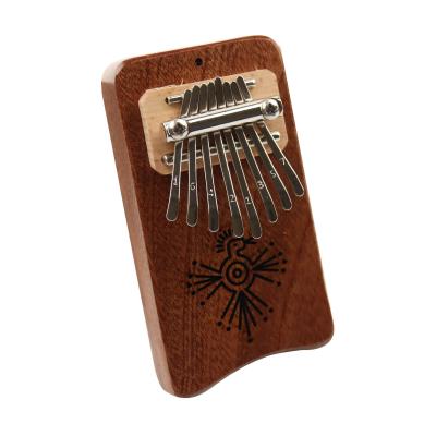 China Good Gift 8 Thumb Finger Piano Mechanical Exquisite Musical Marimba Mini Kalimba Pendant Accessory for Kids and Adults Beginners for sale