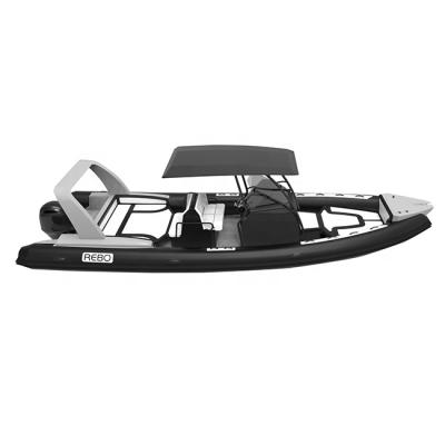 China Ultralight ORCA RHIB760 Hypalon/PVC RIB Inflatable Boats/High Speed ​​Aluminum 25ft Durable With Sundeck for sale