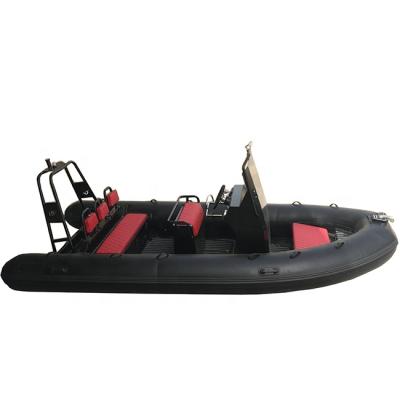 China Durable Rowing 17ft Aluminum Hull Inflatable Dinghy Boat RIB500 Hypalon Orca 10Capacity for sale