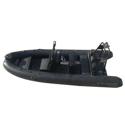 China 19ft Water Sports Center Console Double RIB 560 Aluminum Hull PVC/Hypalon Inflatable Boats For Sale for sale