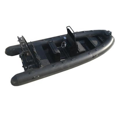 China Bestselling Water Sports 19ft Double RIB 560 Aluminum Hull PVC/Hypalon Inflatable Boats For Family Fun for sale