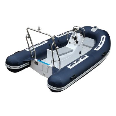 China Ultralight / Durable Open Fishing Fiberglass RIB 11ft Orca Rib330 Hypalon / PVC Inflatable Rowing Boats for sale