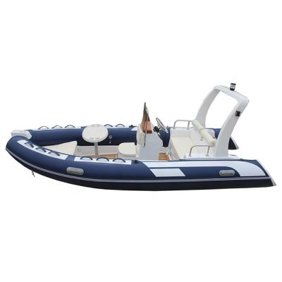 China Ultralight / Durable 16ft Fiberglass Rib480 Orca Zodiac Rigid Hull Hypalon / PVC Inflatable Fishing RIB Boat for sale