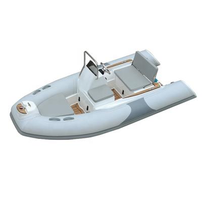 China 11ft 3Capacity PVC/Hypalon RIB340 Fiberglass Hull Luxury Inflatable Fishing Rowing Boat For Sale for sale