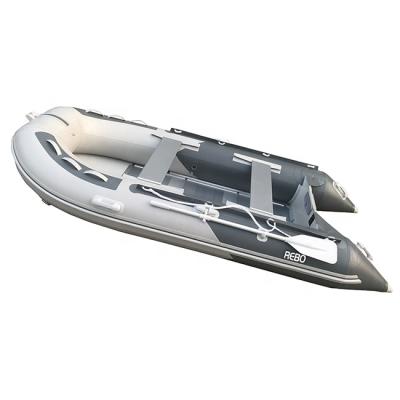 China Leisure 12ft Hypalon/PVC 380cm Ultralight/Durable High Speed ​​Foldable Inflatable Rowing Boats for sale