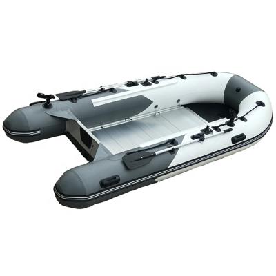 China 360cm Luxury Tender With 6Capacity PVC/Hypalon 12ft Foldable Inflatable Boat Aluminum Floor for sale