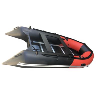 China Luxury Foldable 10ft Inflatable Boat Aluminum Floor 310cm Tender PVC/Hypalon Oar for sale