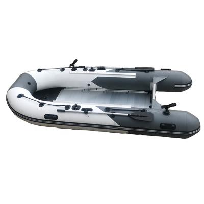 China 360cm France Orca Luxury Tender Foldable Hypalon 12ft Inflatable Boat Aluminum Floor Zodiac With 6Capacity for sale