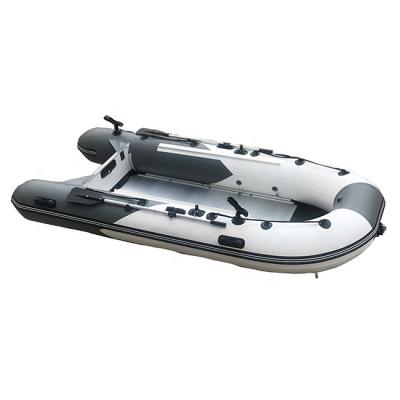 China Luxury Zodiac 360cm with 6Capacity PVC/Hypalon 12ft Foldable Inflatable Boat Aluminum Floor Tender for sale