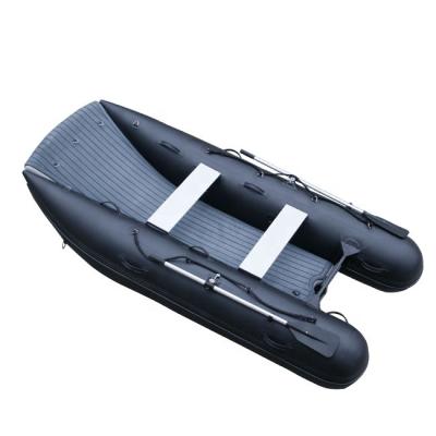 China Factory Direct Sale Water Sports PVC/HYPALON 3m Inflatable Catamaran Boat With Air Mat Floor for sale