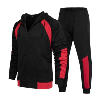 China Antibacterial Tech Fleece Tracksuits Custom Made Mens Sport Cotton Jogging Mens Tracksuits Sweatsuit for sale