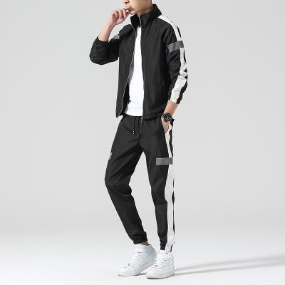 China Breathable Men Hoodie Tops Joggers Pants Tracksuit Set Male Running Hooded Jogging Pants Mens Sportswear Set for sale