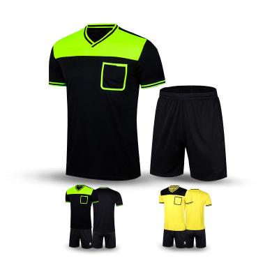 China Wholesale Custom Factory Sets Soccer Referee Uniforms Breathable Football Referee T-shirt Wholesale Custom Jersey for sale