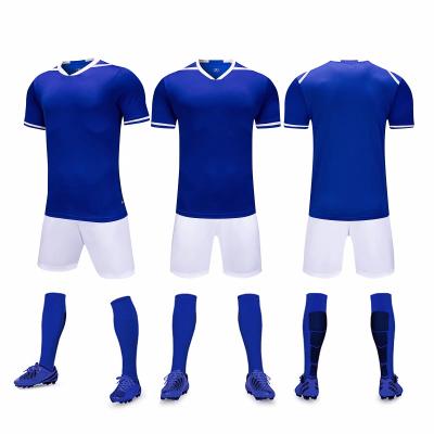 China 2021 new style men soccer tracksuit boys kids soccer adult singlet sets sets kids futbol training uniforms suit for sale