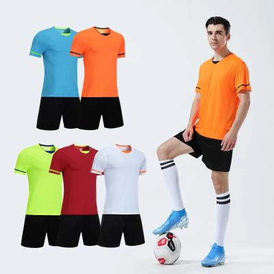 China Men's Football Survetement Soccer Tank Top Sets Set Team Training Uniforms Suit Breathable Football Tank Tops Set Quick Dry Sport Kit Print for sale