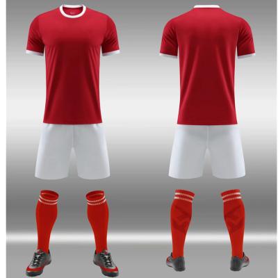 China Custom quick dry soccer singlet soccer jersey sets soccer uniform euro soccer jersey sets for men for sale