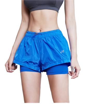 China Breathable Quick Dry Yoga Shorts Women High Waist Fitness Running Tennis Shorts Women Short Pants for sale