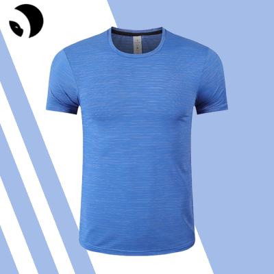 China 2021 NEW Men's Slim Sports T-shirt Breathable T-shirt Fitness Short Sleeve Tees Tops Clothing Summer Running T-shirt Men for sale