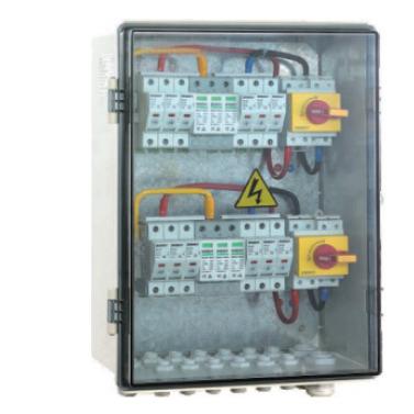 China 1000v dc/15a (ETEK 6 Variable DC SOLAR COMBINATOR BOX String Input 1 String Output DC for sale