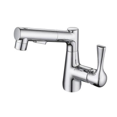 China Brass Metered Faucets Mechanical Arm Faucet Splash Head Filter Sprayer Kitchen Basin Faucet 1080 Degree Rotating Faucet Supplement Spout for sale