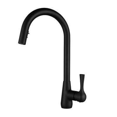 China Hot And Cold Single Handle Sense Faucets High Quality Sanitary Ware Deck Mounted Sink Water Mixer Tap Pull Out Kitchen Faucet for sale