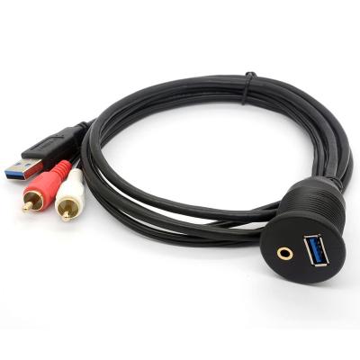 China Multimedia china supplier rca to 3.5mm stereo audio cable y aux. with reasonable price for sale