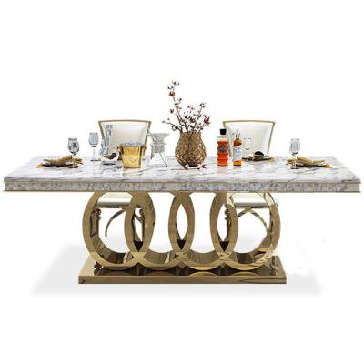 China A8082 DINING TABLE 8 seater marble dining table for sale