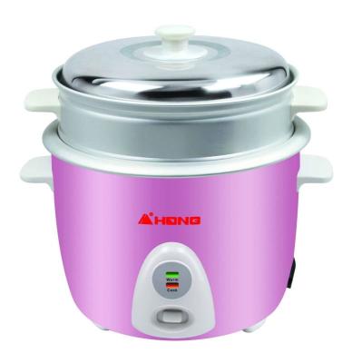 China Household 1000W 14Cup 2.8L Drum Rice Cooker With Food Steamer for sale