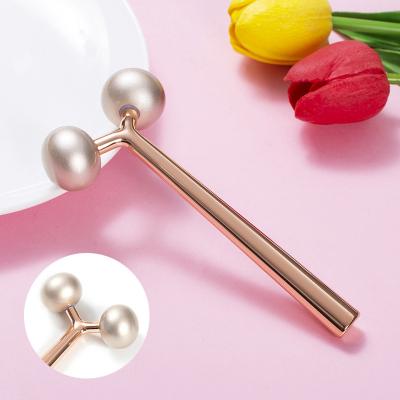 China Popular 3D Face Lift Roller Massager Massage Instrument 360 Rotate Roller Massager Y Shape Face Lifting Tool for sale