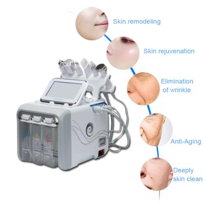 China Black Master Remover Salon Use 6 in 1 Multifunctional Small Bubble Beauty Machine 6 in 1 Facial Skin Care Machine for Personal Use for sale