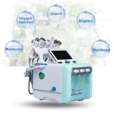 China Wrinkle Remover 2021 Multifunctional 7 in 1 Hydraulic Facial Machine Small Skin Peel Machine Dermabrasion Bubble Hydrotherapy for sale