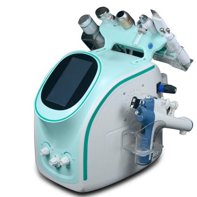 China New Wrinkle Remover Oxygen H2o2 Electric Facial Cleansing Jet Peel Smart Radiofrequency Dermabrasion Facial Cleansing Machine With Skin Analyzer for sale