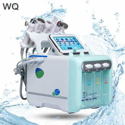 China Factory Direct Sales Wrinkle Remover 6 IN 1 Aqua Hydro Dermabrasion Peel Machine Small Oxygen Face Therapy Bubble Machine for sale