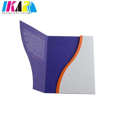 China A4 Size Business Presentation Folder Eco - Friendly Custom Printing for sale