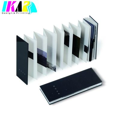 China paper & Multi Cardboard Panel Z Fold Photography Collection Brochure Printing for sale