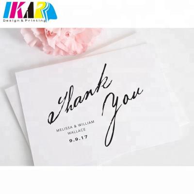 China paper & Custom Full Color Cardboard Thank You Giving Gift Card Printing for sale