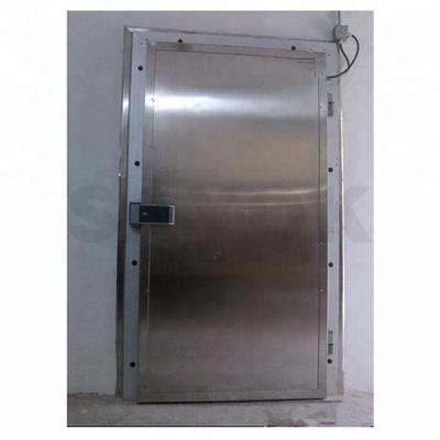 China Hot Sale Cold Storage Room Freezer Room Cold SUS 304 Stainless Steel Free Hinges Swing Door Price Flexible Swing Door Lock: Zinc & S.S 304 for sale