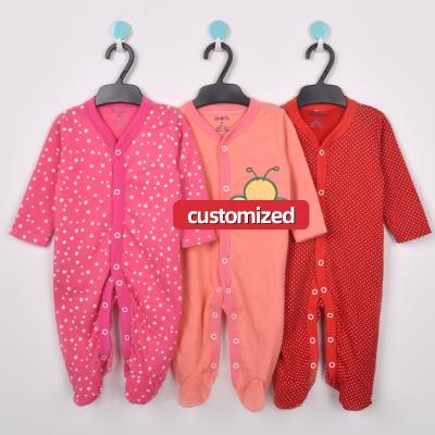 China Breatheable Customized Jumpsuit Jumpsuit Boy Girl Good Quality Pajamas Baby Rompers 100% Cotton Super Cute Soft Infant for sale