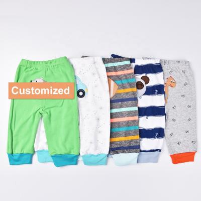 China 100% Cute Selling Breathable Cotton Toddler Kids Girl Panties Custom Made Long Pants For Baby Boy for sale