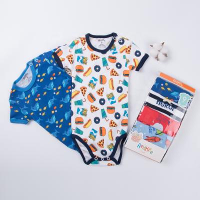 China Newest Comfortable Breathble Baby Clothes Break Button Design Cotton Shorts Sheer Sleeve Baby Romper Clothes for sale