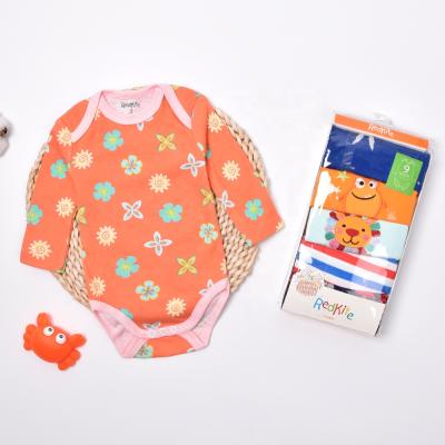 China multiple 100% cotton rib patterns winter clothes pure cotton baby united newborn boy rompers jumpsuit for sale