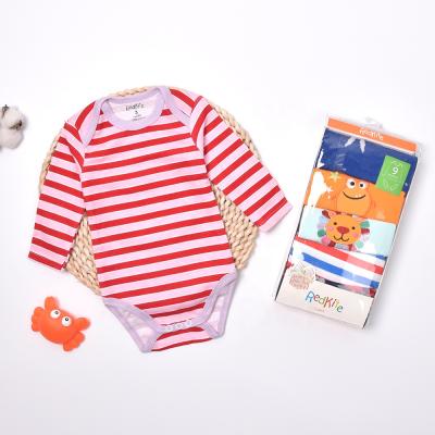 China Best Quality Factory Price 100% Breathble Cotton Cartoon Baby Cozy Winter Newborn Romper Long Sleeve for sale