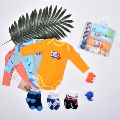 China Korean Factory Sale Toddler Cotton Romper Clothes Gift Bag Wholesale Children Warm Cozy Winter Cozy for sale