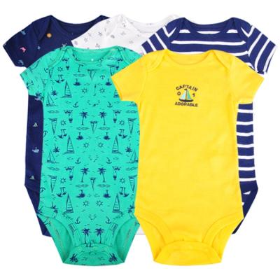 China Wholesale Price Breathble Cozy Cheap Baby Clothes Newborn Unisex Cozy Organic Cotton Romper for sale